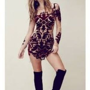 For Love and Lemons Vienna Mini Dress - L